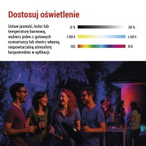 GoSmart Naświetlacz LED  20W, 1720 lm, RGB/CCT, IP65, WiFi