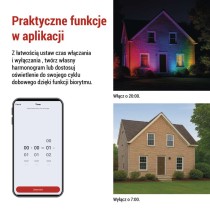 GoSmart Naświetlacz LED  20W, 1720 lm, RGB/CCT, IP65, WiFi