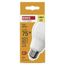 LED izzó Basic A60 / E27 / 11W (75 W) / 1055 lm / Meleg fehér