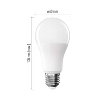LED izzó Basic A60 / E27 / 15,3W (100 W) / 1521 lm / Természetes fehér