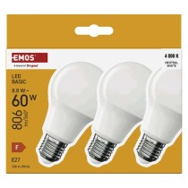 LED izzó Basic A60 / E27 / 8,8 W (60 W) / 806 lm / Természetes fehér