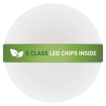 LED griestu gaismeklis TIVI, B CLASS, apaļš balts 8,6W, IP44, Silti balta