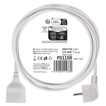 Przedłużacz 1 gniazdo 5m biały