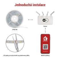 GoSmart LED pásek WiFi 2m, 11W, 750lm, RGB/CCT