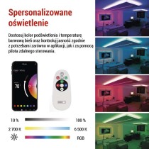 GoSmart Taśma LED 5m, 21W, 1400lm, RGB/CCT, WiFi
