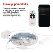 GoSmart LED trak WiFi 5m, 22W, 1400lm, RGB/CCT