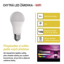Chytrá LED žárovka GoSmart A60 / E27 / 11 W (75 W) / 1 050 lm / RGB / stmívatelná / WiFi