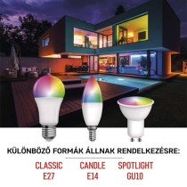 LED izzó GoSmart A65 / E27 / 14 W (94 W) / 1 400 lm / RGB / dimmelhető / WiFi