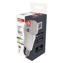 Chytrá LED žárovka GoSmart A60 / E27 / 9 W (60 W) / 806 lm / RGB / stmívatelná / WiFi