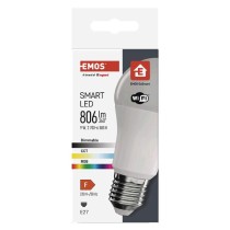 Chytrá LED žárovka GoSmart A60 / E27 / 9 W (60 W) / 806 lm / RGB / stmívatelná / WiFi