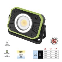 COB LED nabíjecí pracovní reflektor P4542, 900 lm, 4400 mAh