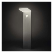 LED zahradní solární sloupkové svítidlo VEREA, čidlo soumraku, 10,7 x 15,4 x 50 cm