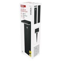 LED zahradní solární sloupkové svítidlo VEREA, čidlo soumraku, 10,7 x 15,4 x 50 cm