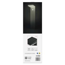 LED záhradné solárne stĺpikové svietidlo VEREA, senzor súmraku, 10,7 x 15,4 x 50 cm