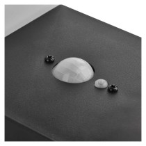 LED záhradné solárne stĺpikové svietidlo VEREA, senzor súmraku, 10,7 x 15,4 x 50 cm