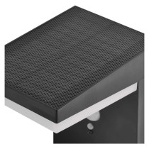 LED záhradné solárne stĺpikové svietidlo VEREA, senzor súmraku, 10,7 x 15,4 x 50 cm