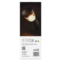 Záhradné nástenné svietidlo ARTEO, 12 x 12 x 33 cm, 1 x E27, 15 W