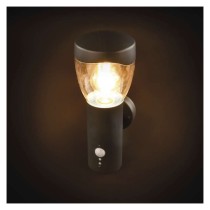 Zahradní nástěnné svítidlo ARTEO, čidlo soumraku, 16,4 x 12 x 29,5 cm, 1 x E27, 15 W