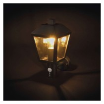 Zahradní nástěnné svítidlo ADENIA, čidlo soumraku, 19,8 x 15 x 29,8 cm, 1 x E27, 15 W