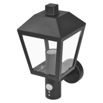 Zahradní nástěnné svítidlo ADENIA, čidlo soumraku, 19,8 x 15 x 29,8 cm, 1 x E27, 15 W