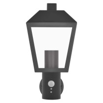 Zahradní nástěnné svítidlo ADENIA, čidlo soumraku, 19,8 x 15 x 29,8 cm, 1 x E27, 15 W