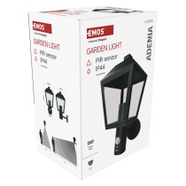 Zahradní nástěnné svítidlo ADENIA, čidlo soumraku, 19,8 x 15 x 29,8 cm, 1 x E27, 15 W