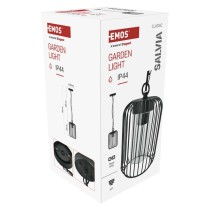 Zahradné závesné svietidlo SALVIA, 16 x 16 x 76 cm, 1 x E27, 15 W