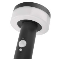 LED záhradné solárne stĺpikové svietidlo TERION, senzor súmraku, 12,5 x 12,5 x 80 cm