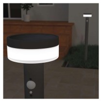 LED záhradné solárne stĺpikové svietidlo TERION, senzor súmraku, 12,5 x 12,5 x 80 cm