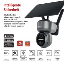 GoSmart Rotierende Outdoor IP Kamera mit 4G/LTE IP-6000 OWL, grau