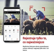 GoSmart Kamera zewnętrzna obrotowa IP-6000 OWL z 4G/LTE, szary