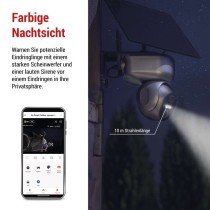 GoSmart Rotierende Outdoor IP Kamera mit 4G/LTE IP-6000 OWL, grau