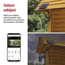 GoSmart venkovní otočná kamera IP-6000 OWL s 4G/LTE, šedá