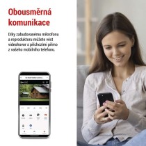 GoSmart venkovní otočná kamera IP-6000 OWL s 4G/LTE, šedá