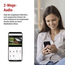 GoSmart Rotierende Outdoor IP Kamera mit 4G/LTE IP-6000 OWL, grau