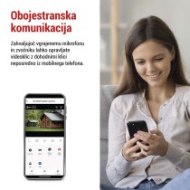 GoSmart Zunanja vrtljiva kamera IP-6000 OWL, z 4G/LTE, siva