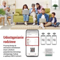 GoSmart Moduł włączeniowy IP-2102SZ, ZigBee, 2-kanałowy