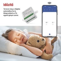 GoSmart kapcsolómodul IP-2102SZ, ZigBee, 2 csatornás