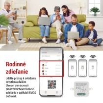 GoSmart spínací modul IP-2101SW, WiFi, 1-kanálový