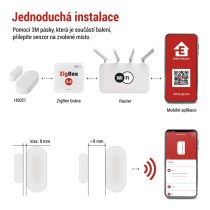 GoSmart Bezdrátový dveřní senzor IP-2011Z, ZigBee