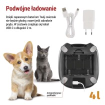 GoSmart Karmidło PET CARE, 4 l, czarne, Wi-Fi