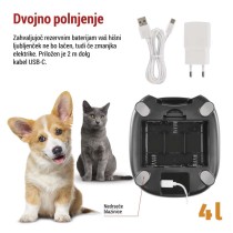 GoSmart dozirnik hrane za hišne živali Pet Care 4 l, črn, Wi-Fi