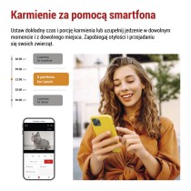 GoSmart Karmidło z kamerą PET CARE, 6 l, czarne, Wi-Fi