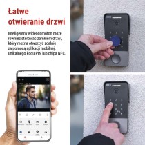 GoSmart Dzwonek wideo IP-21PoE z klawiaturą