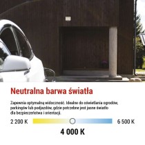 Naświetlacz LED GLARO 30W, biały, IP65, 3000 lm, neutralna biel