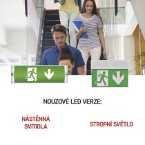 LED nouzové osvětlení NESSI 3 W, 3 h, IP65
