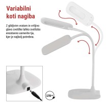 Namizna LED svetilka STELLA bela