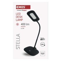 LED stolná lampa STELLA, čierna