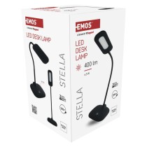LED stolná lampa STELLA, čierna