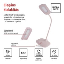 EMOS Stella LED asztali lámpa, rózsaszín
